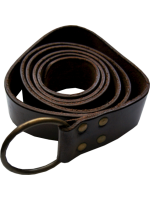 Mittelalterlicher Ringgürtel aus robustem Leder Trollfelsen Mittelalterlicher Ringgürtel aus robustem Leder Trollfelsen